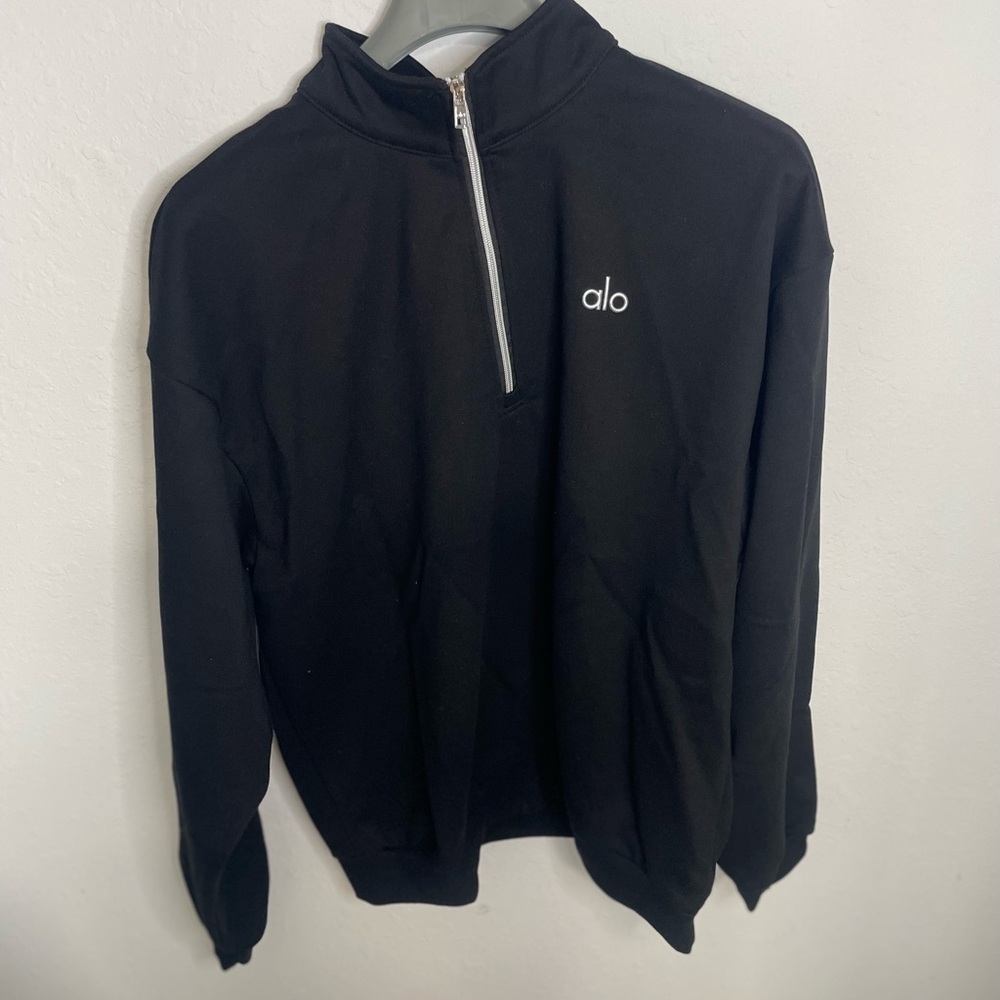 Black Alo Yogo QuarterZip Size M Men’s